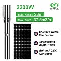 Hệ thống Bơm hỏa tiễn Năng Lượng Mặt Trời 2200W
