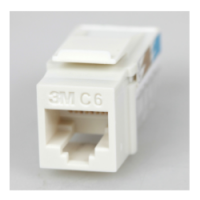 Volition Cat.6 3M 110 Type RJ45 Jack, White