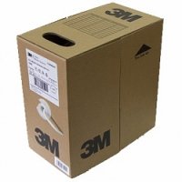 3M/Corning Volition Cat5e UTP Cable, 4-Pair, 24 AWG, 305m, White