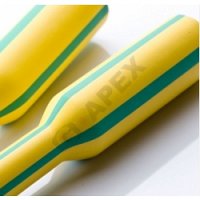 Ống co nhiệt màu vàng sọc xanh G5 - YG, điệp áp 600V, Taiwan