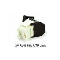 Volition 3M Cat.5e UTP RJ45 Jack, White, 8/Bag