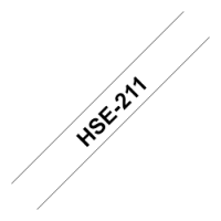 HSe-211 Ông co nhiệt, Chữ đen trên nền trắng 6 mm