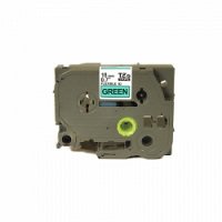 TZe-FX741 Nhãn siêu dẻo, chữ đen trên nền xanh lam 18mm