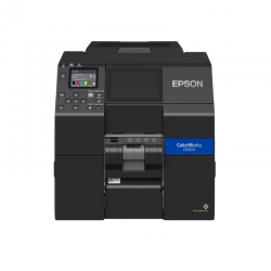 Máy in tem nhãn màu Epson Colorworks C6050P (C31CH76206E1), bóc tách nhãn tự động.