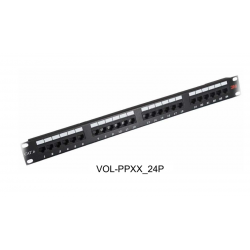 3M Volition Cat.6 110 patch panel, 24-ports, 1U