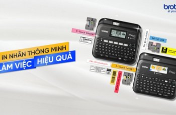 Brother tổ chức sự kiện ra mắt sản phẩm máy in nhãn để bàn đa năng PT-D460BT & PT-D610BT