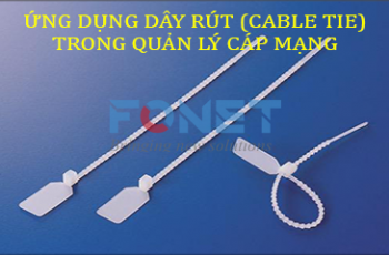 Ứng dụng dây rút (Cable Tie) trong quản lý cáp mạng