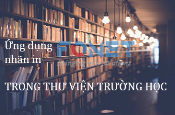 Ứng dụng nhãn in trong thư viện, trường học