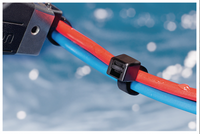 Dây thít nhựa Hellermann Tyton Cable tie inside serrated, 302.26x4.8mm, Ø7.0-80.0mm, black, 100pcs
