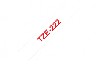 TZe-222 Nhãn tiêu chuẩn, Chữ đỏ trên nền trắng 9mm