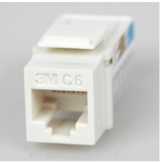 Volition Cat.6 3M 110 Type RJ45 Jack, White