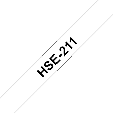 HSe-211 Ông co nhiệt, Chữ đen trên nền trắng 6 mm