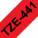 TZe-441 Nhãn tiêu chuẩn, chữ đen trên ...