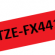 TZe-FX441 Nhãn siêu dẻo, chữ đen trên ...