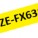 TZe-FX631 Nhãn siêu dẻo, chữ đen trên ...