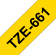 TZe-661 Nhãn tiêu chuẩn, chữ đen trên ...
