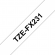 TZe-FX231 Nhãn siêu dẻo, chữ đen trên ...