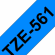 TZe-561 Nhãn tiêu chuẩn, chữ đen trên ...